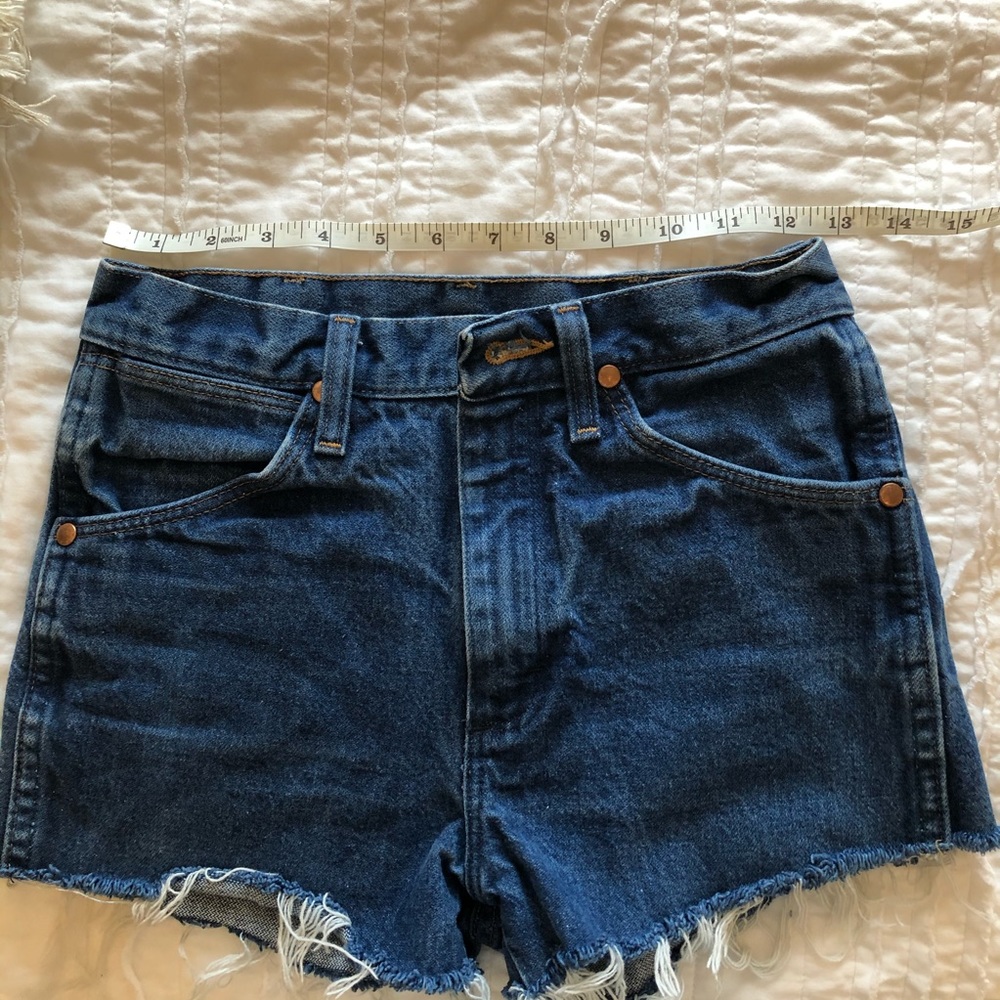 Wrangler high waisted jean shorts